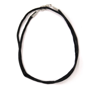 Black Satin Cord, 18"