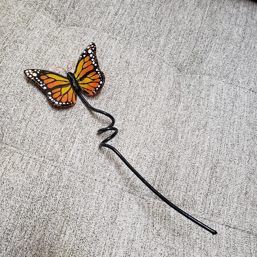 Glass Butterfly #1 - Yellow/Orange, Small